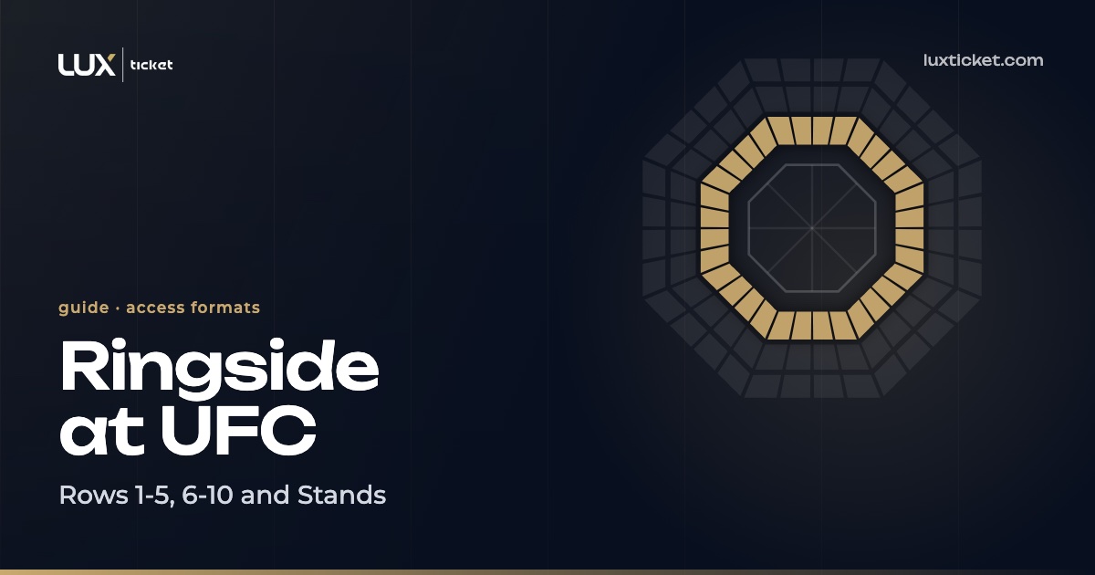 Ringside at UFC: Rows 1-5, 6-10 and Stands | LuxTicket